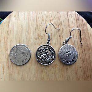 Zodiac Aquarius earrings